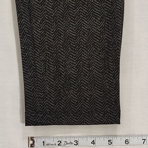Philosophy Herringbone Leggings Womens Size 1X Black Mid Rise Stretch Pant NWT - Picture 12 of 13